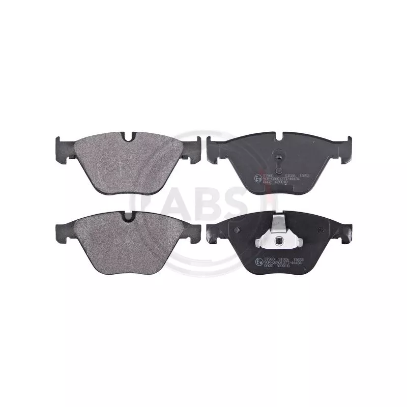 Jeu de 4 plaquettes de frein avant A.B.S. 37960