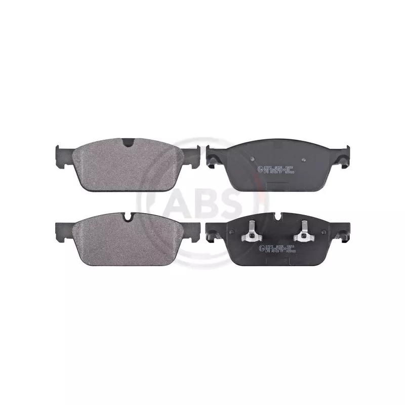 Jeu de 4 plaquettes de frein avant A.B.S. 37972