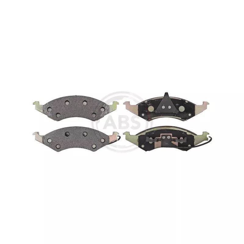 Jeu de 4 plaquettes de frein avant A.B.S. 38421