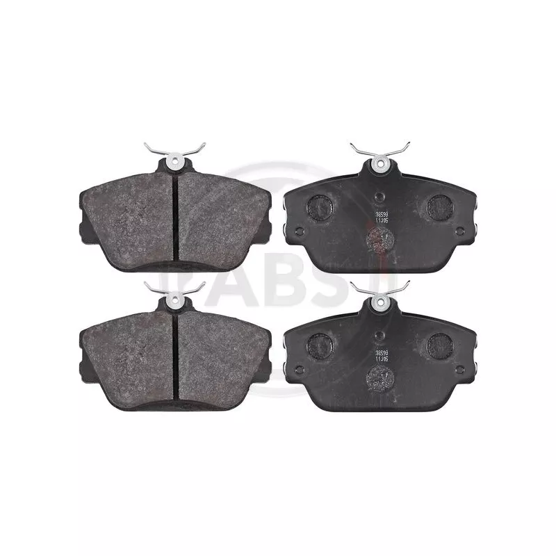 Jeu de 4 plaquettes de frein avant A.B.S. 38598