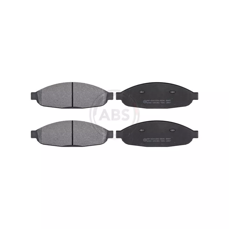 Jeu de 4 plaquettes de frein avant A.B.S. 38997