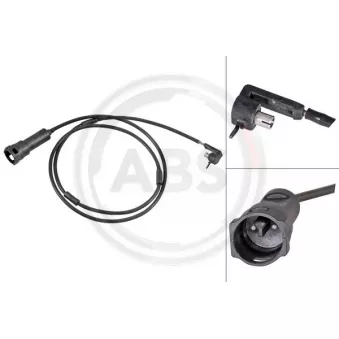 Contact d'avertissement, usure des plaquettes de frein A.B.S. 39510