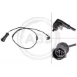 Contact d'avertissement, usure des plaquettes de frein A.B.S. 39517 - Visuel 1
