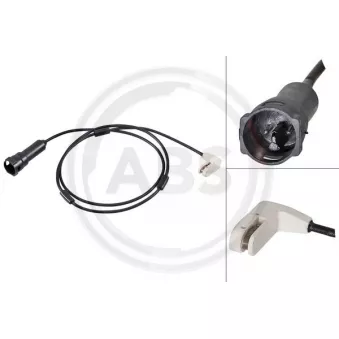 Contact d'avertissement, usure des plaquettes de frein A.B.S. 39523