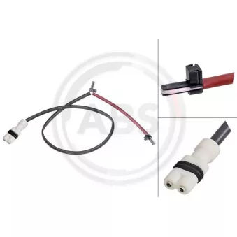 Contact d'avertissement, usure des plaquettes de frein A.B.S. 39545