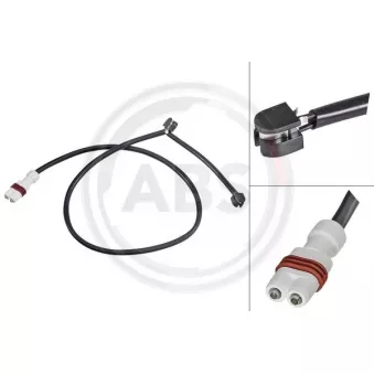 Contact d'avertissement, usure des plaquettes de frein A.B.S. 39546