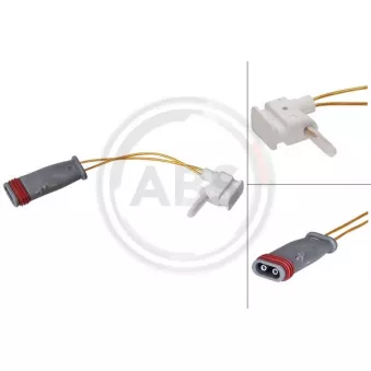 Contact d'avertissement, usure des plaquettes de frein A.B.S. 39599