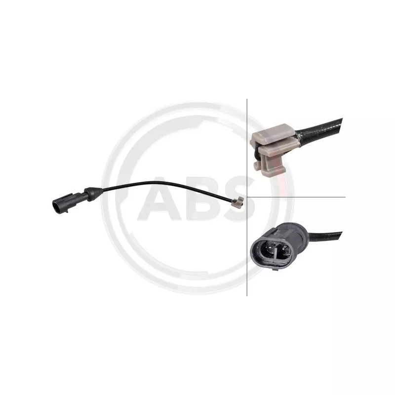 Contact d'avertissement, usure des plaquettes de frein A.B.S. 39601