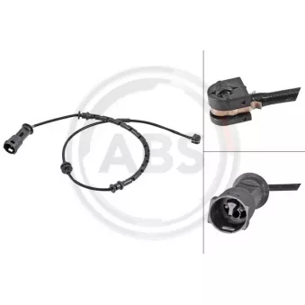 Contact d'avertissement, usure des plaquettes de frein A.B.S. 39604