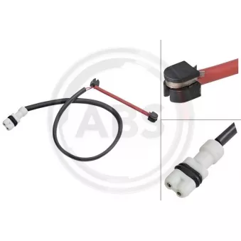 Contact d'avertissement, usure des plaquettes de frein A.B.S. 39661