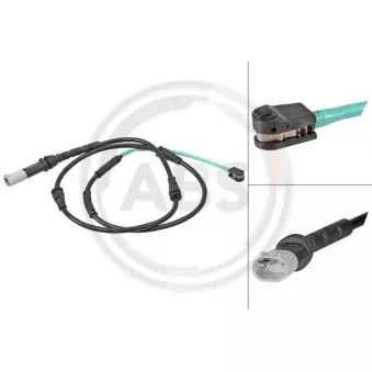 Contact d'avertissement, usure des plaquettes de frein A.B.S. 39686