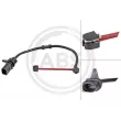 Contact d'avertissement, usure des plaquettes de frein A.B.S. 39776 - Visuel 1