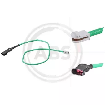 Contact d'avertissement, usure des plaquettes de frein A.B.S. 39800