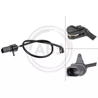 Contact d'avertissement, usure des plaquettes de frein A.B.S. 39919