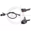 Contact d'avertissement, usure des plaquettes de frein A.B.S. 39921 - Visuel 1