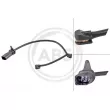 Contact d'avertissement, usure des plaquettes de frein A.B.S. 39950 - Visuel 1