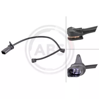 Contact d'avertissement, usure des plaquettes de frein A.B.S. 39950