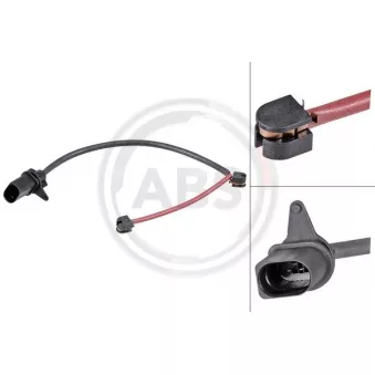 Contact d'avertissement, usure des plaquettes de frein A.B.S. 39968