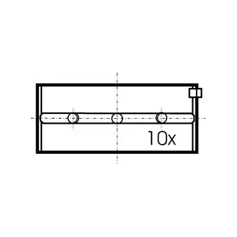 Kit de coussinet de vilebrequin KOLBENSCHMIDT 77124608