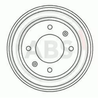 Tambour de frein A.B.S. 5253-S