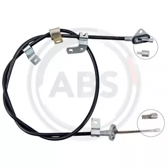 Tirette à câble, frein de stationnement A.B.S.