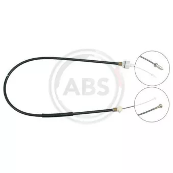 Tirette à câble, commande d'embrayage A.B.S.