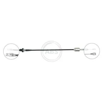 Tirette à câble, commande d'embrayage A.B.S. K22040