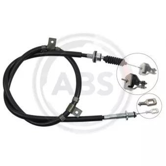 Tirette à câble, commande d'embrayage A.B.S.