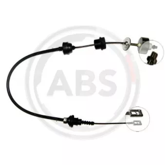 Tirette à câble, commande d'embrayage A.B.S. K25260