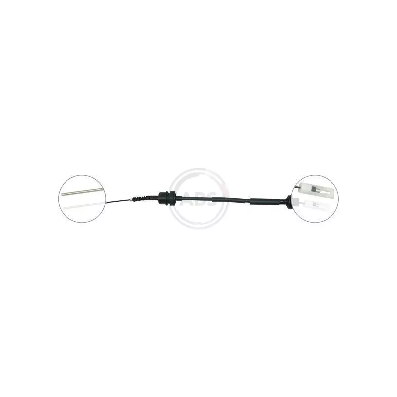 Tirette à câble, commande d'embrayage A.B.S. K25450