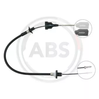 Tirette à câble, commande d'embrayage A.B.S. K25690