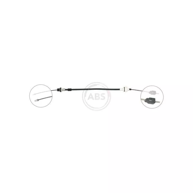 Tirette à câble, commande d'embrayage A.B.S. K25750