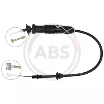 Tirette à câble, commande d'embrayage A.B.S. K26750
