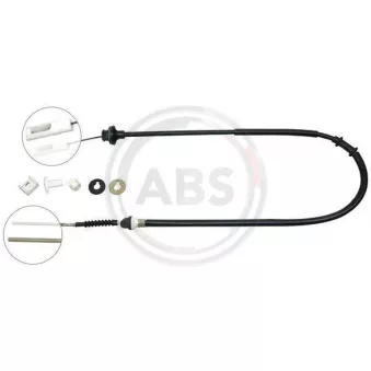 Tirette à câble, commande d'embrayage A.B.S. K27520