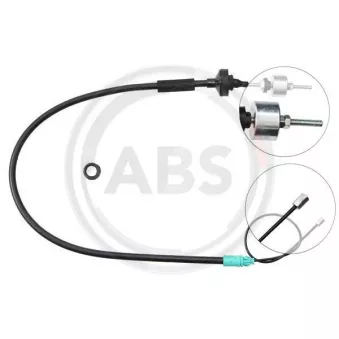 Tirette à câble, commande d'embrayage A.B.S. K27640