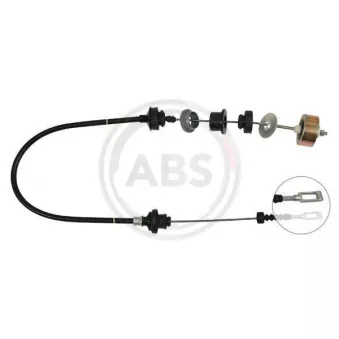 Tirette à câble, commande d'embrayage A.B.S. K27650