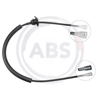 Câble flexible de commande de compteur A.B.S. K43145