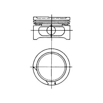 Piston KOLBENSCHMIDT 90054623