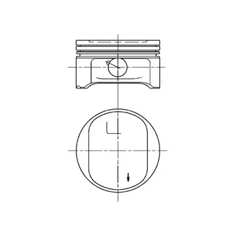 Piston KOLBENSCHMIDT 90352600