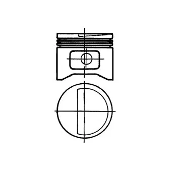 Piston KOLBENSCHMIDT 90382700