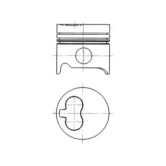 Piston KOLBENSCHMIDT 90468800