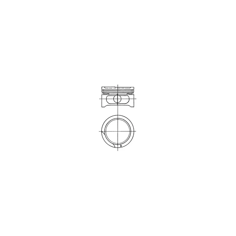 Piston KOLBENSCHMIDT 90555630