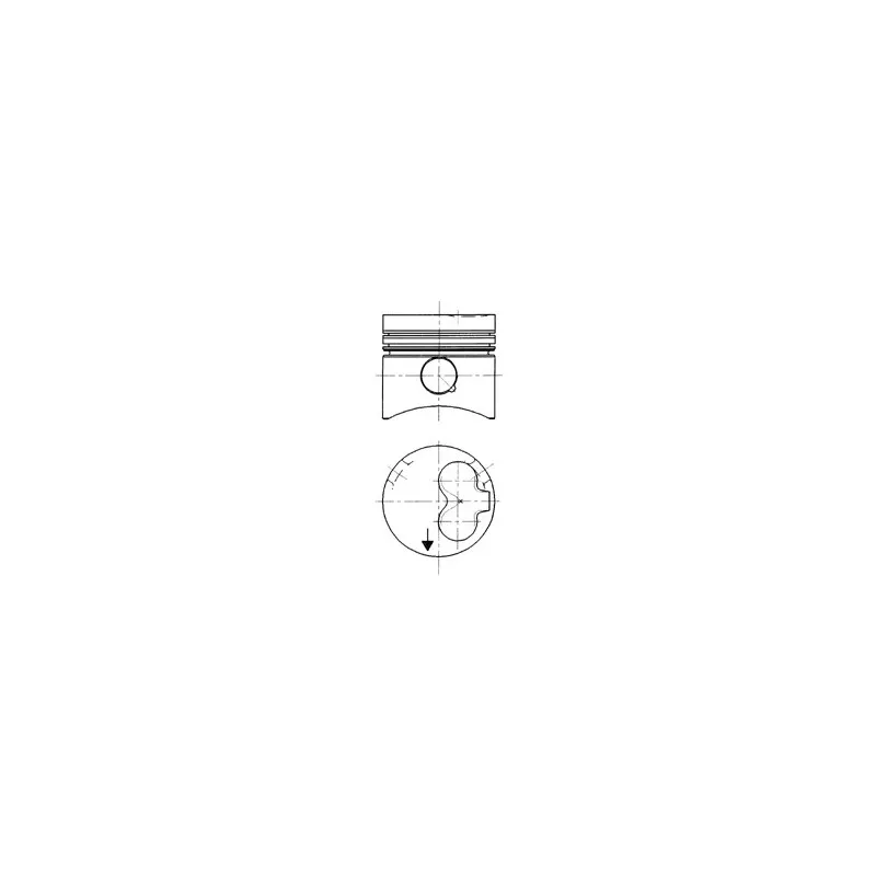 Piston KOLBENSCHMIDT 90732610