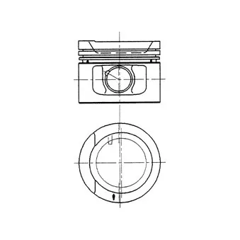 Piston KOLBENSCHMIDT 90942600