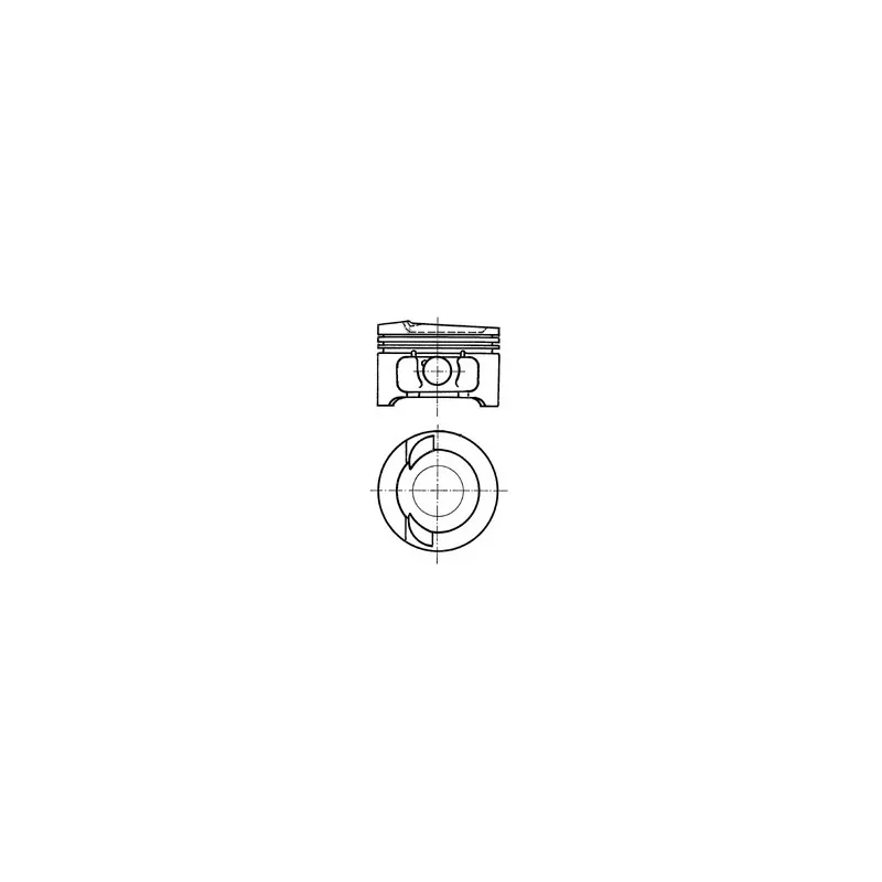 Piston KOLBENSCHMIDT 91033610