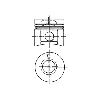 Piston KOLBENSCHMIDT 91260620