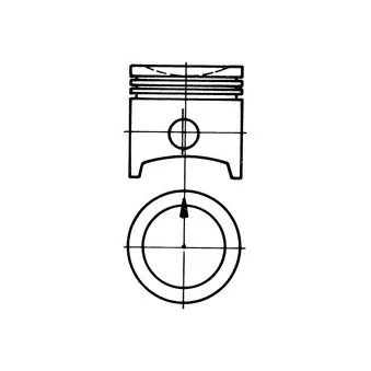 Piston KOLBENSCHMIDT 91320705