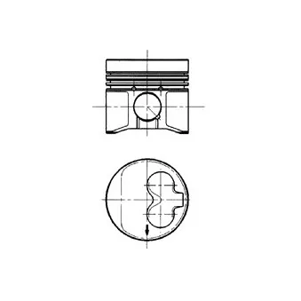 Piston KOLBENSCHMIDT 91429630