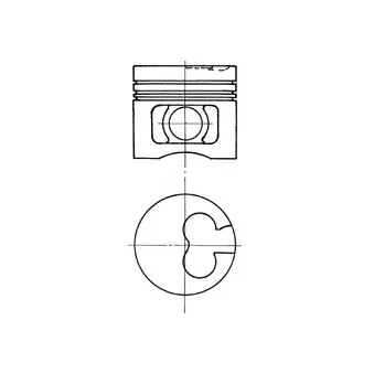 Piston KOLBENSCHMIDT 91780610