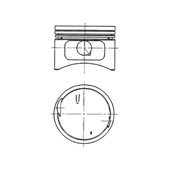 Piston KOLBENSCHMIDT 91819620